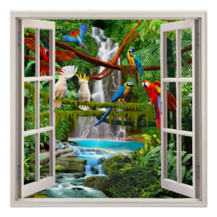 POSTER JUNGLE ENCHANTÉ