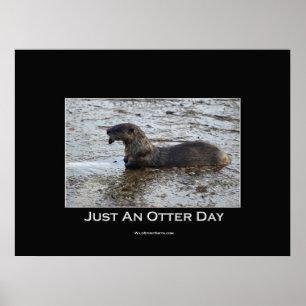 Poster "Just an Otter Day"