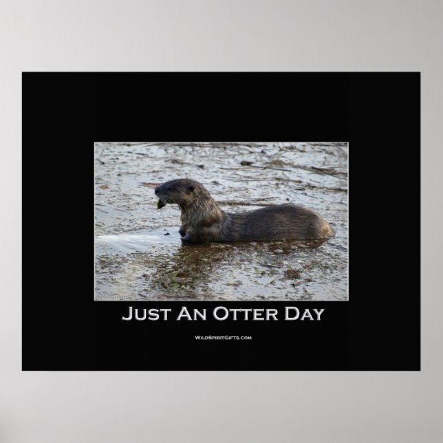 Poster "Just an Otter Day" (Devant)