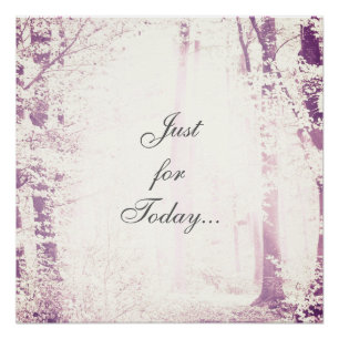 Poster Juste pour aujourd'hui