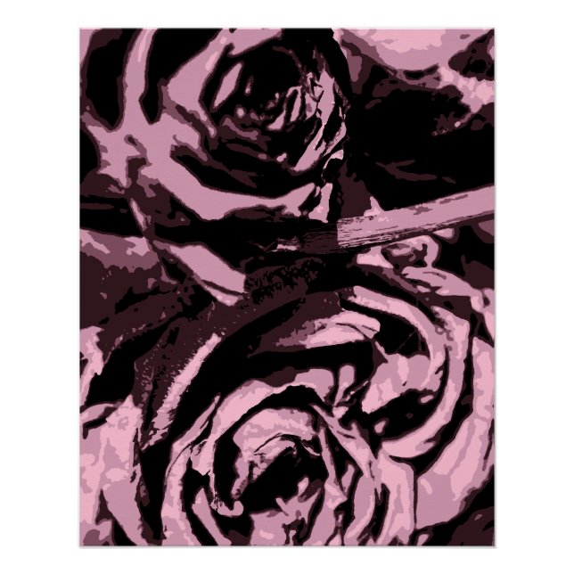 Poster Juste quelques Roses (Devant)