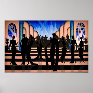 Poster Juste un contact du charme des années 1920