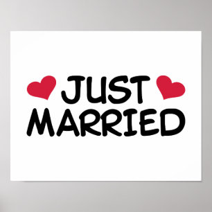 Poster Juste un Mariage marié