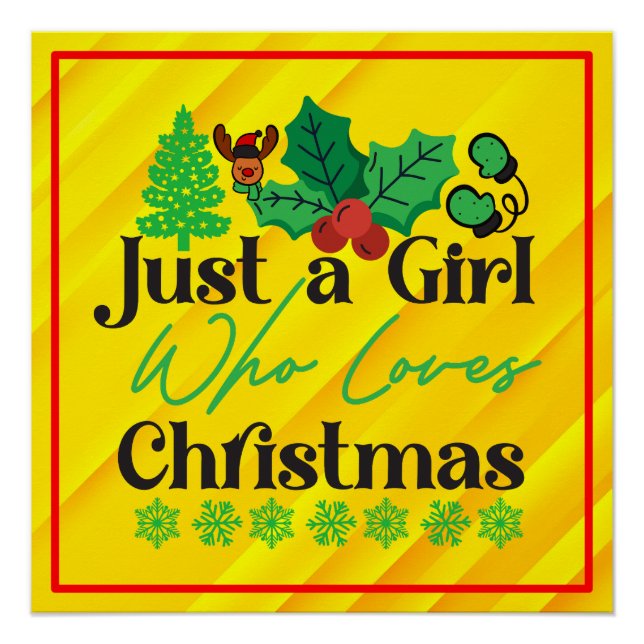 Poster Juste une fille qui aime Noël-42318 (Devant)