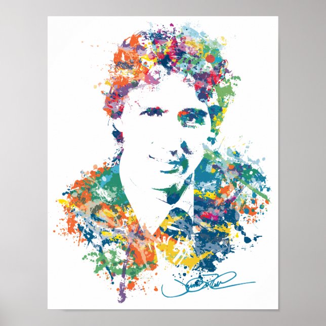 Poster Justin Trudeau Art numérique (Devant)