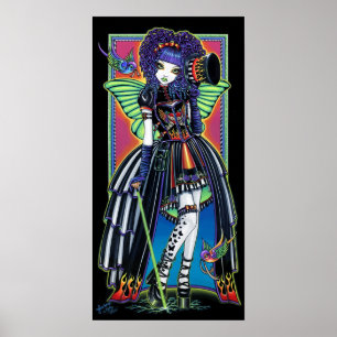 Poster Juxtaposez l'affiche magique de carnaval
