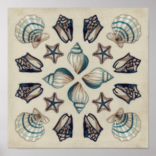 Poster Kaleidoscope côtier I