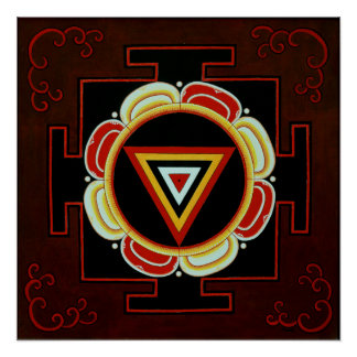 Poster Kali Yantra