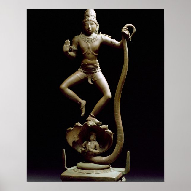 Poster Kaliyakrishna, Chola, Tamil Nadu (bronze) (Devant)