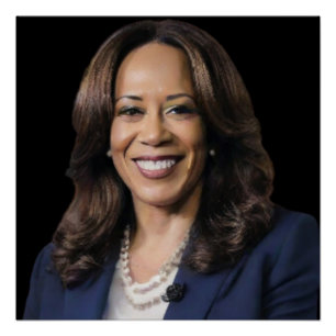 Poster Kamala Harris 2024 1er Indian Black Melanin Sista