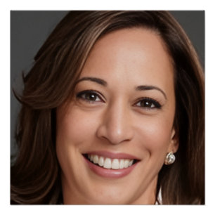 Poster Kamala Harris 2024 mon président est une femme noi