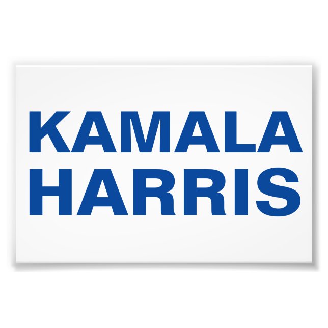 Poster Kamala Harris (PERSONNALISABLE) (Devant)