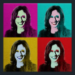 Poster Kamala Harris Pop Art (rose, Turquoise, or, rouge)<br><div class="desc">Political Pop Art Gear et Political Gifts from PolitiClothes.com & PolitiCardz.com Trouvez les cadeaux politiques et électoraux les plus uniques, y compris : T-shirts politiques, Stickers politiques, Boutons politiques, Affiches politiques, Épingles politiques, Cartes politiques, Mugs politiques, Affiches politiques, Signes politiques et plus encore! Art politique et équipement : http://www.PolitiClothes.com Cartes...</div>