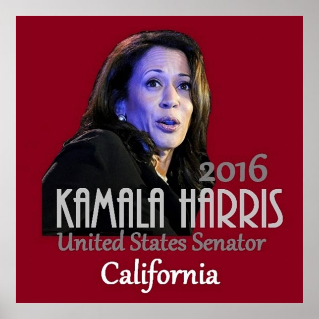 Poster Kamala Harris Sénat 2016 (Devant)