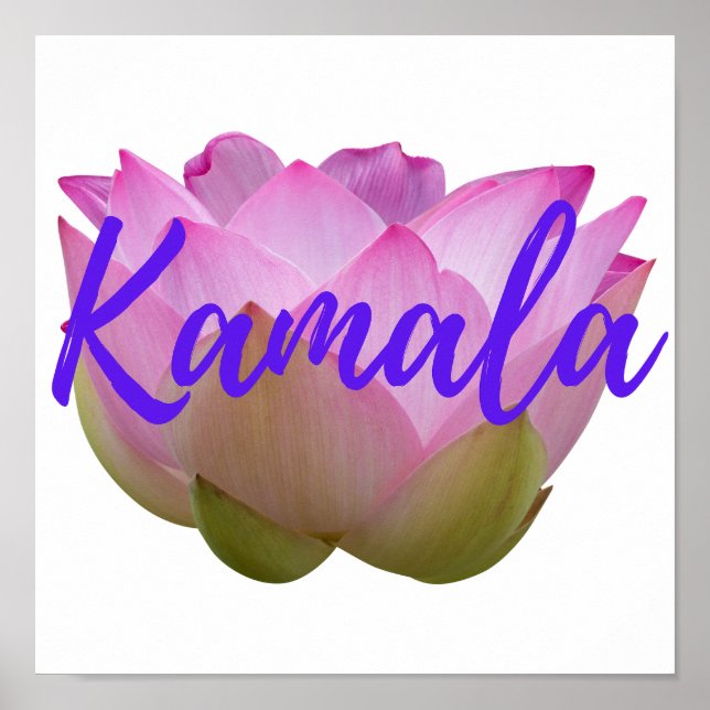 Poster Kamala "Lotus Flower" (Devant)