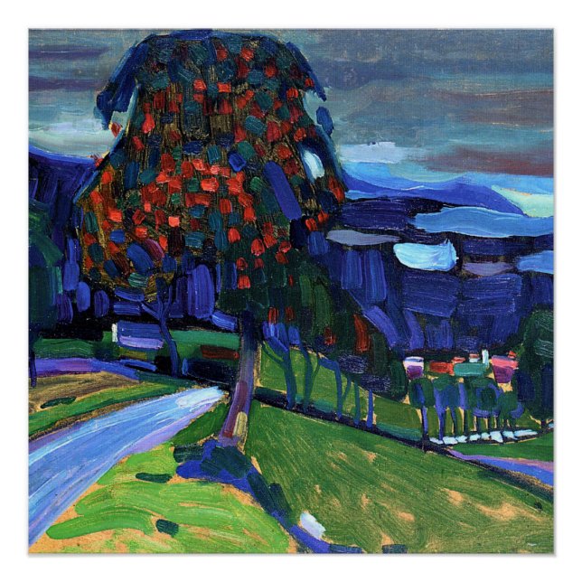 Poster Kandinsky - Automne à Murnau (Devant)