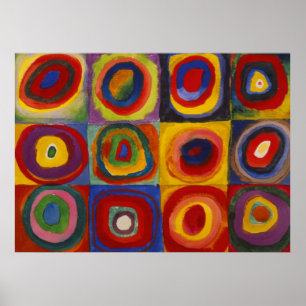 Poster Kandinsky Color Study of Formes & Cercles