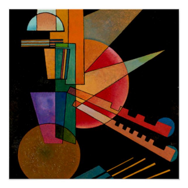 Poster Kandinsky - Interprétation Abstraite (Devant)