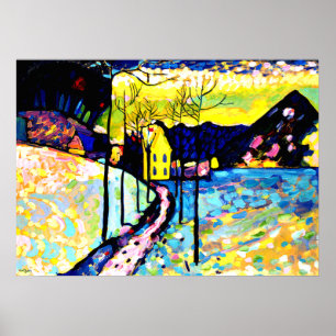 Poster Kandinsky - Paysage hivernal