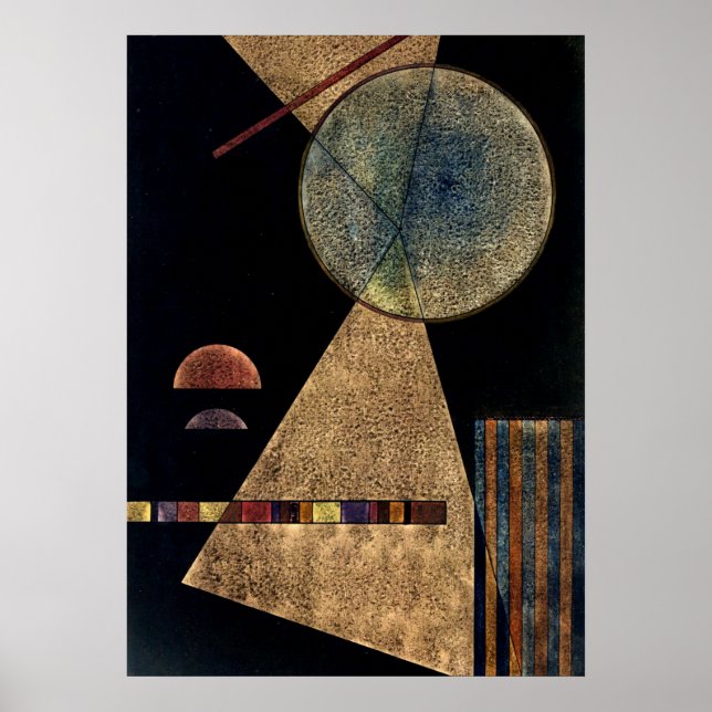 Poster Kandinsky - Point de rencontre (Devant)