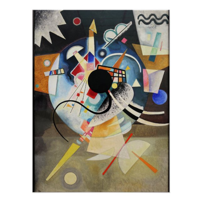 Poster Kandinsky - Un centre (Devant)