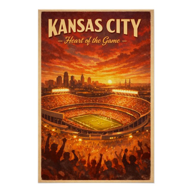 Poster KANSAS CITY – Cœur du Jeu (Devant)