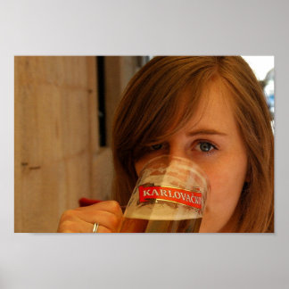 Poster Karlovacko Girl
