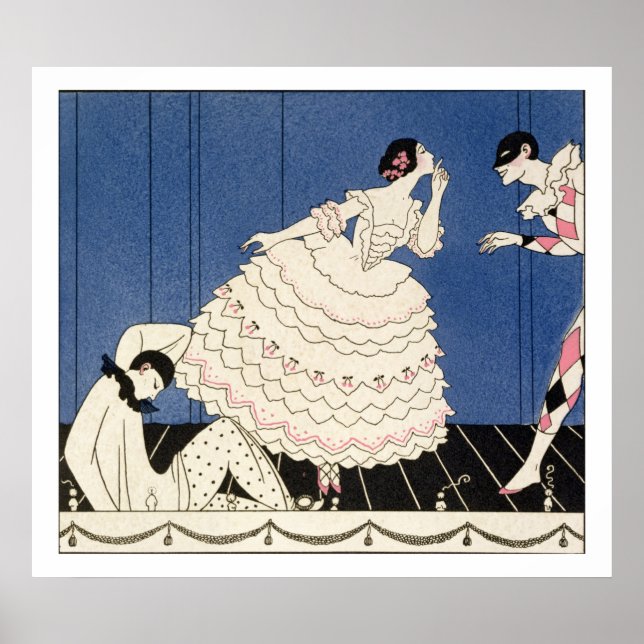 Poster Karsavina, 1914 (tirage pochoir) (Devant)