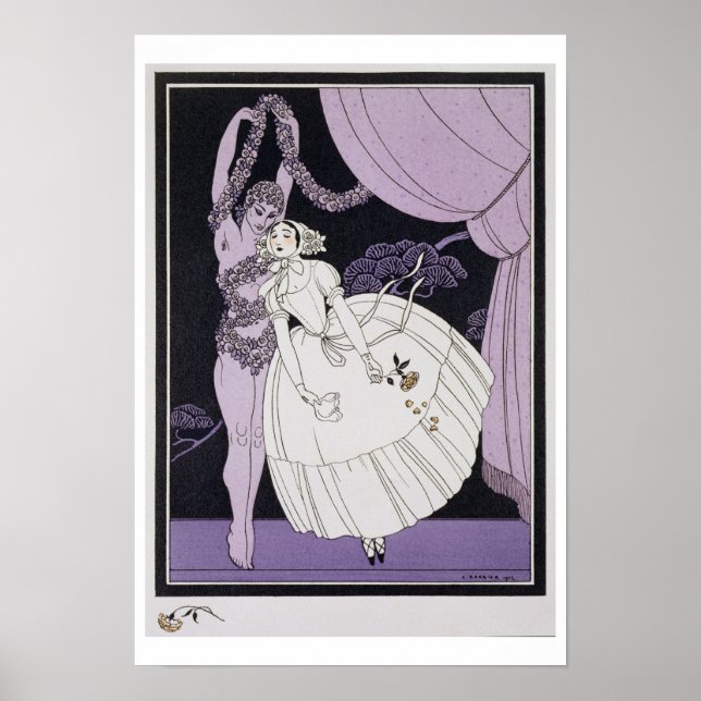 Poster Karsavina, 1914 (tirage pochoir) 2 (Devant)