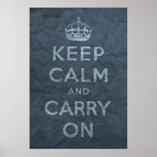 Poster Keep Calm and Carry