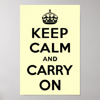 Poster Keep Calm and Carry