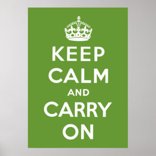 Poster Keep Calm and Carry