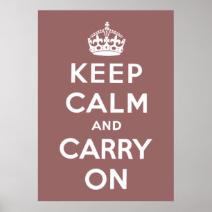 Poster Keep Calm and Carry