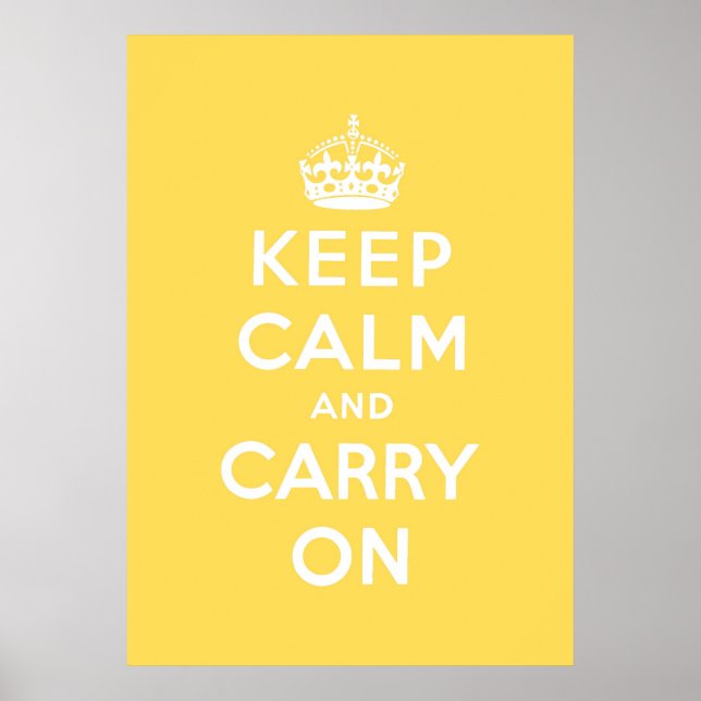 Poster keep calm and carry on Original (Devant)
