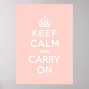 Poster keep calm and carry on original