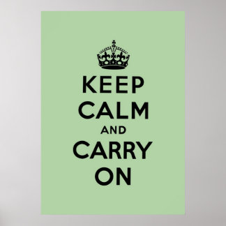 Poster keep calm and carry on original