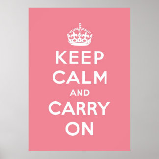 Poster keep calm and carry on original