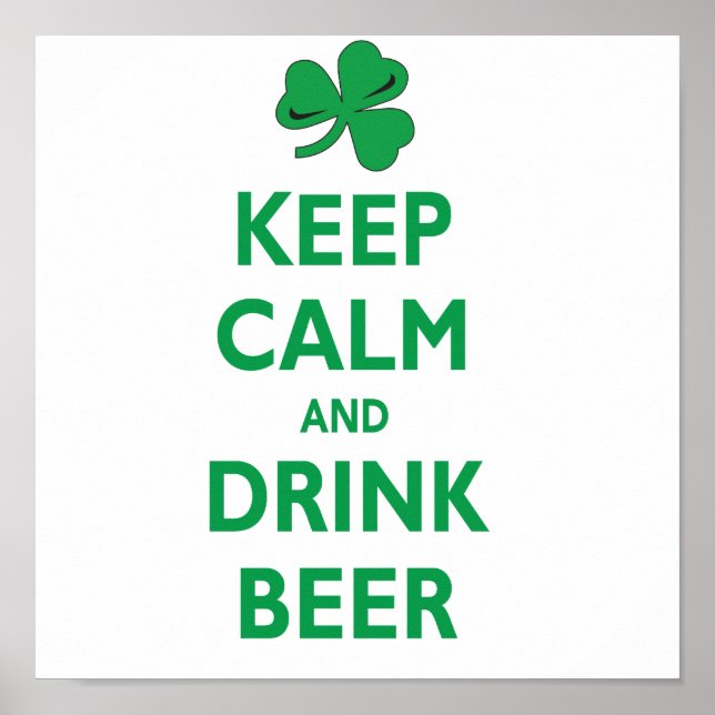Poster Keep-calm-and-drink-beer (Devant)