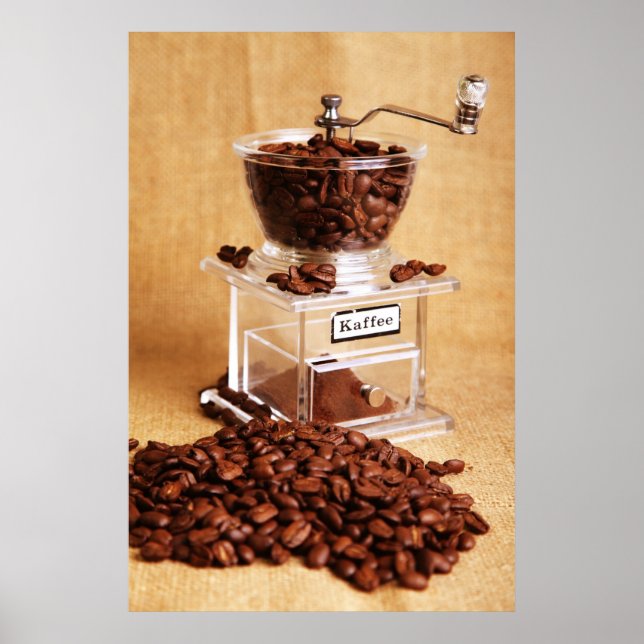 Poster Kegelmühle Kaffeemühle Moulin à café (Devant)