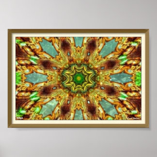 Poster Keleidoscopique Trippy