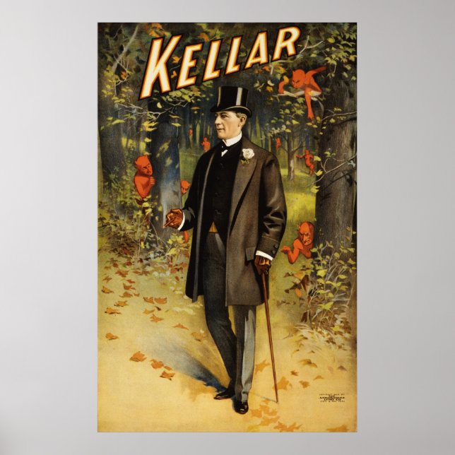 Poster Kellar dans les bois avec des démons (Devant)