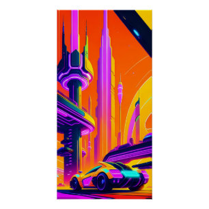 Poster Ken Gage Raceway to the Future