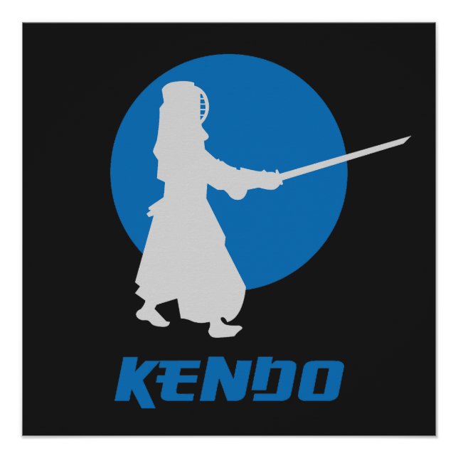 Poster Kendo Sword Martial Arts (Devant)