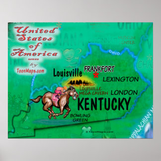 Poster Kentucky USA
