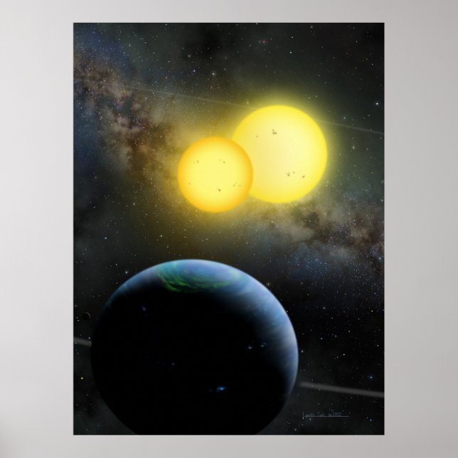 Poster Kepler-35 (Devant)