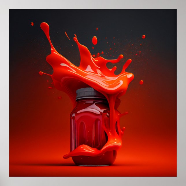 Poster Ketchup (Devant)