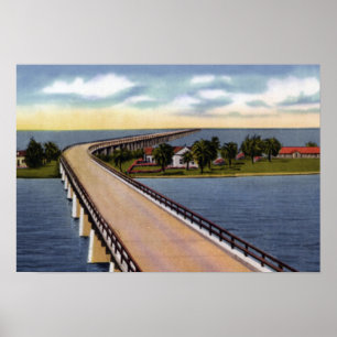 Poster Key West Florida Pigeon Key