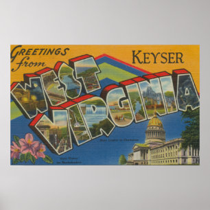 Poster Keyser, Virginie-Occidentale - Grandes Scènes