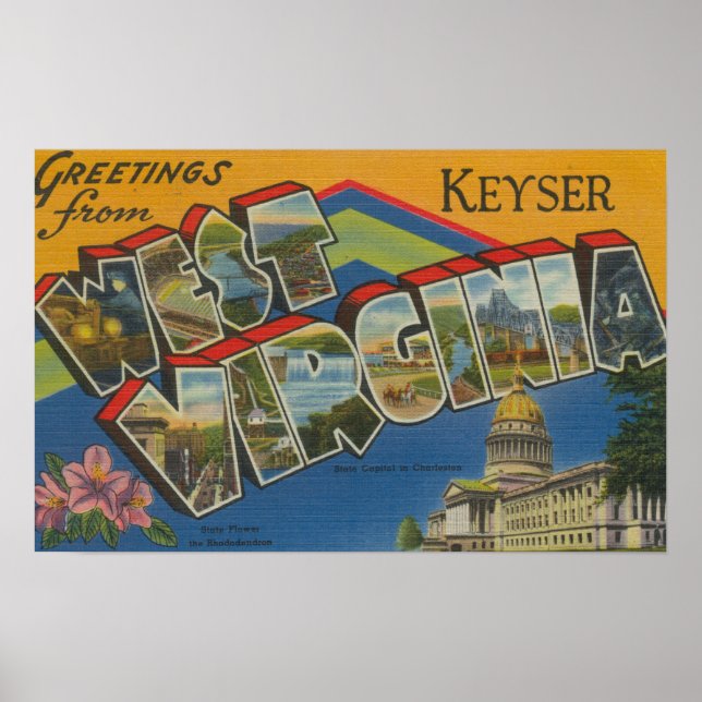 Poster Keyser, Virginie-Occidentale - Grandes Scènes (Devant)