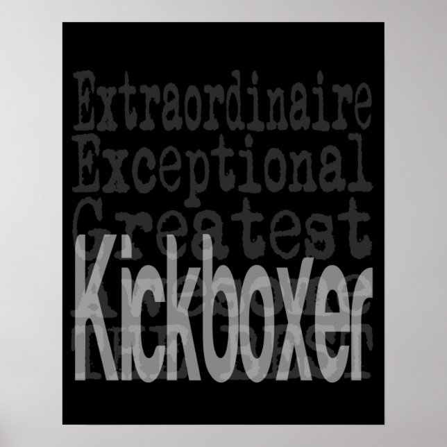 Poster Kickboxer Extraordinaire (Devant)